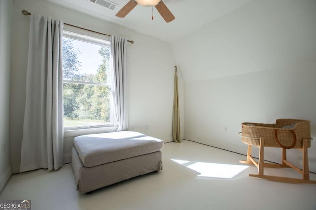 105 Fuller Dr, Carrollton, GA 30117 - sitting room with visible vents and ceiling fan