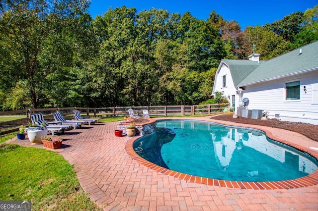 105 Fuller Dr, Carrollton, GA 30117 - view of pool featuring a patio area, fence, and a fenced in pool