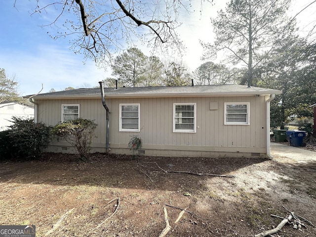 view of rear view of property