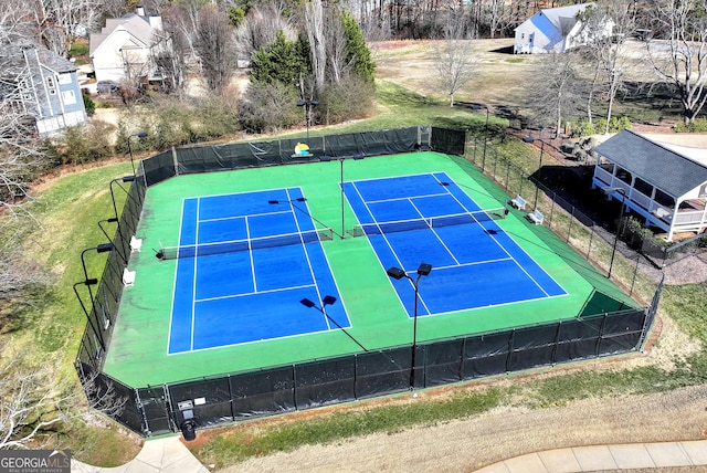 view of sport court