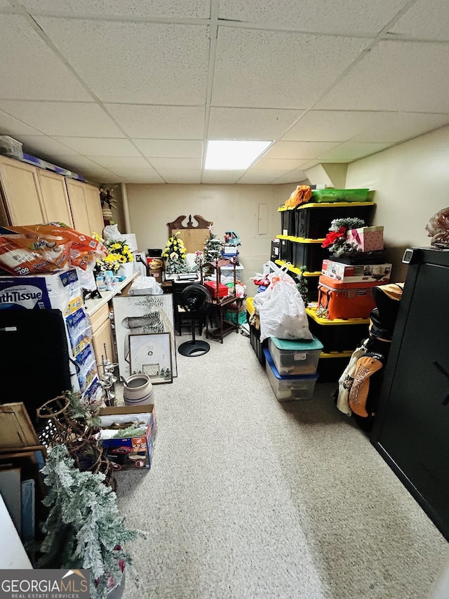 view of storage room