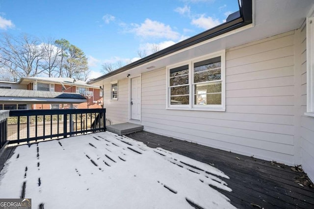 view of deck