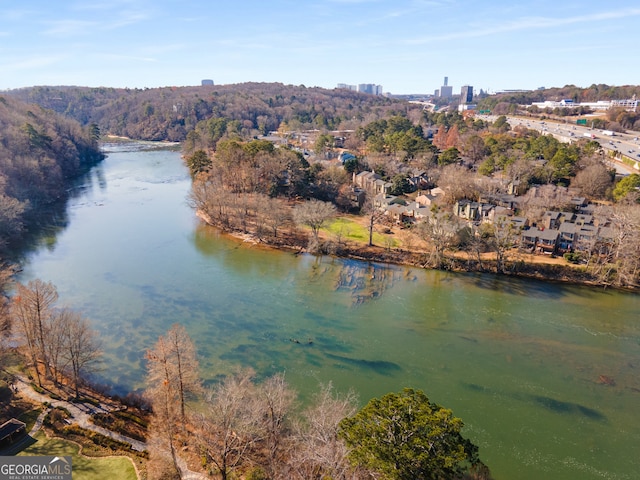 property view of water