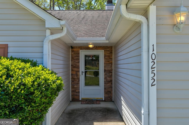 view of entrance to property