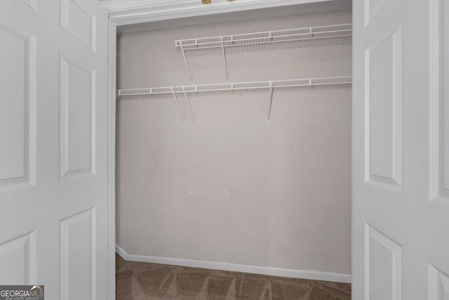 view of closet