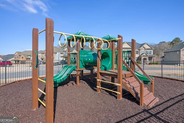 view of jungle gym