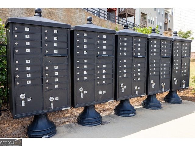 view of community featuring a mail area