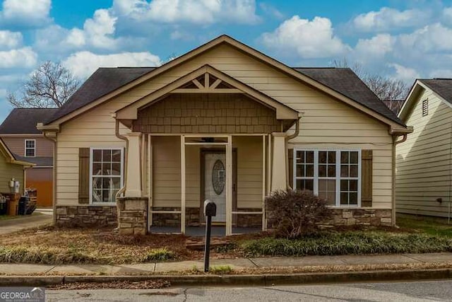 view of front of home