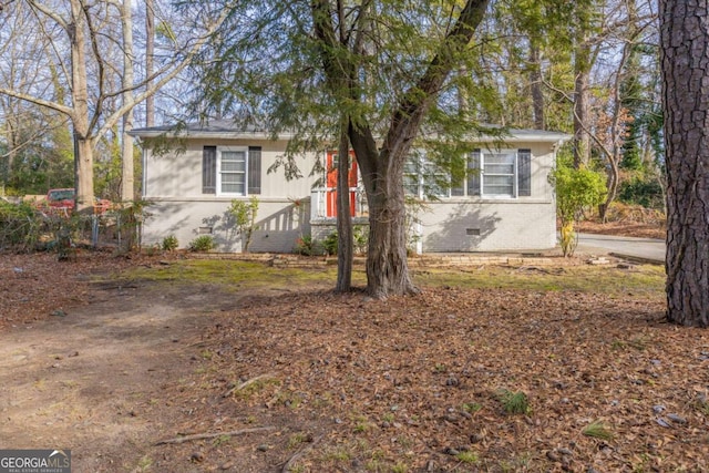 view of ranch-style home