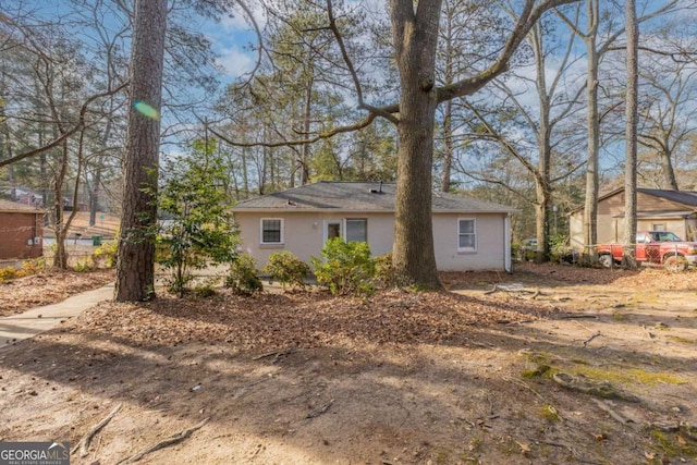 view of rear view of property