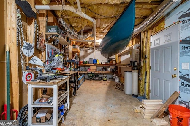 view of storage room