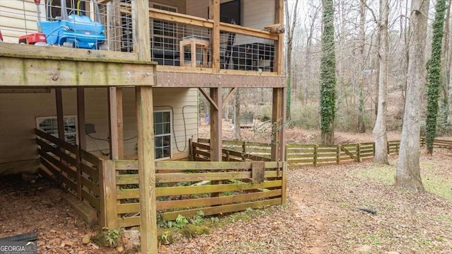 exterior space featuring an outbuilding