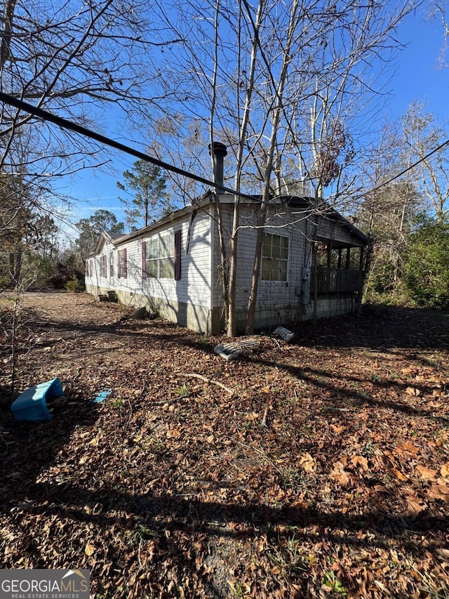 view of home's exterior