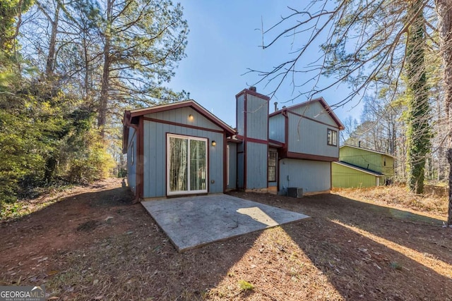 back of property featuring a patio