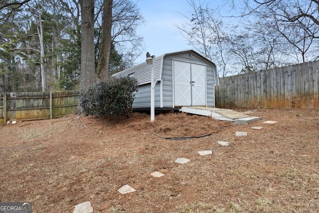 view of outbuilding