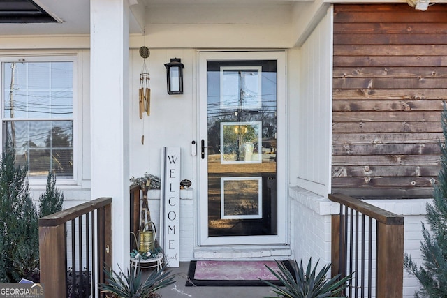 view of entrance to property