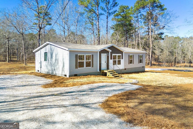 view of front of home