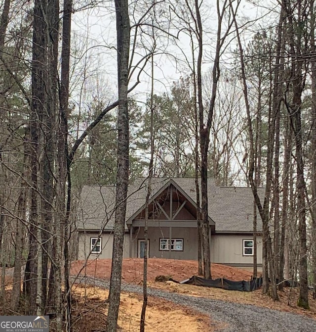 view of front of home