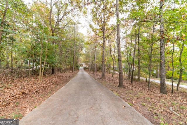 view of road