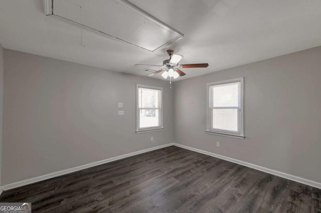 1333 Womack Ave, Atlanta, GA 30344 - unfurnished room featuring dark hardwood / wood-style flooring