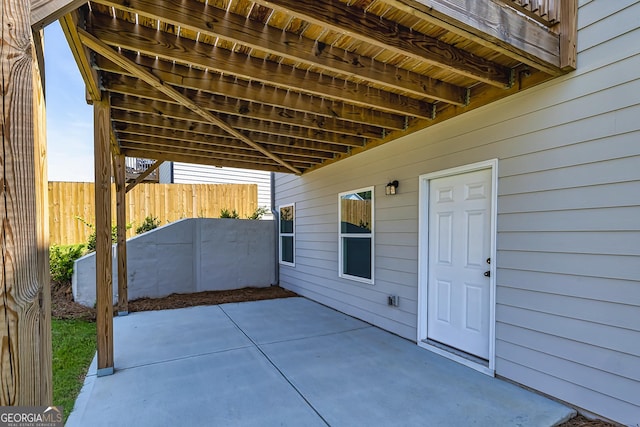 view of patio