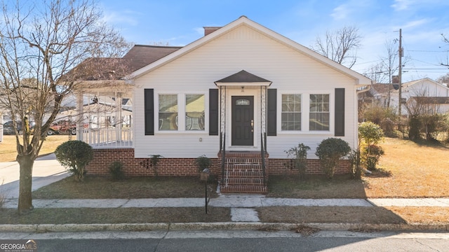 view of bungalow-style house