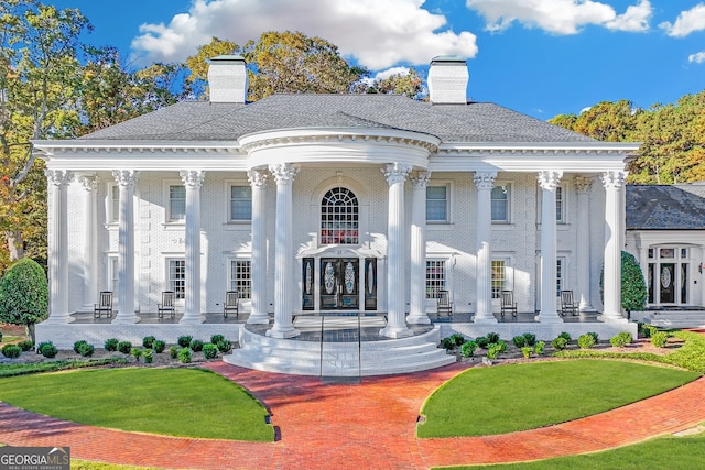 view of rear view of property