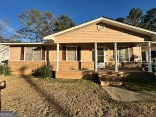 bungalow with covered porch