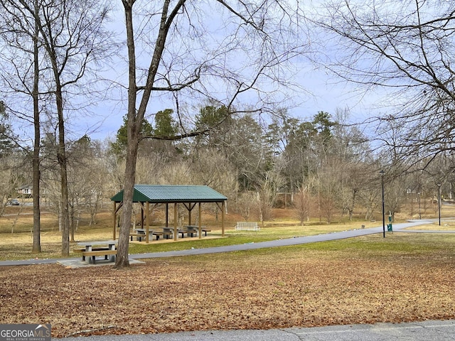 view of property's community featuring a gazebo