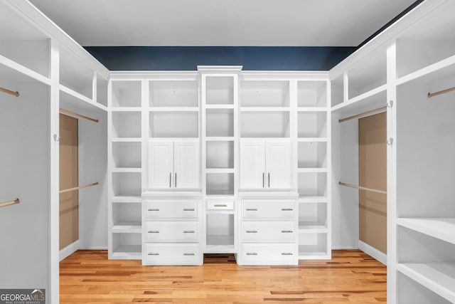 1580 Loving Rd, Morganton, GA 30560 - walk in closet featuring light wood finished floors