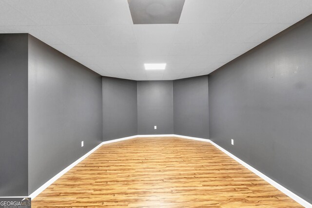 1580 Loving Rd, Morganton, GA 30560 - finished basement with baseboards and wood finished floors