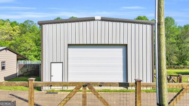 1580 Loving Rd, Morganton, GA 30560 - view of outbuilding featuring fence and an outdoor structure