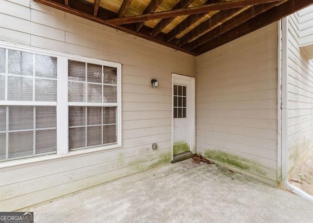 exterior space featuring a patio area