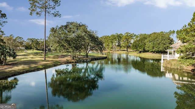 view of water feature