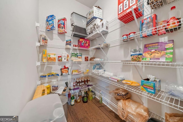 view of pantry