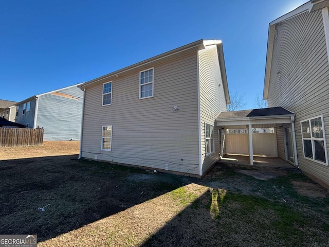 view of rear view of house