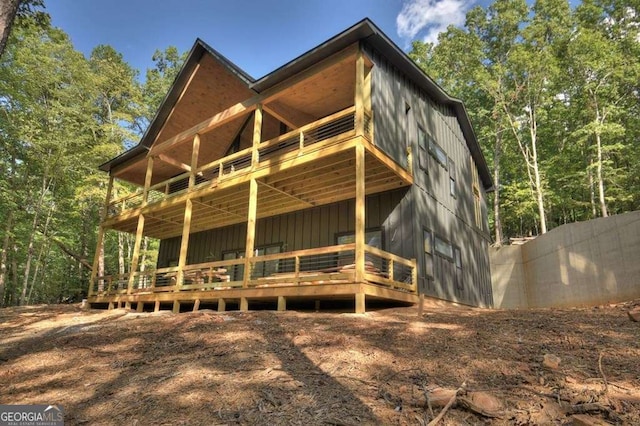 view of rear view of house