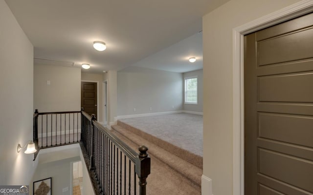 corridor featuring carpet