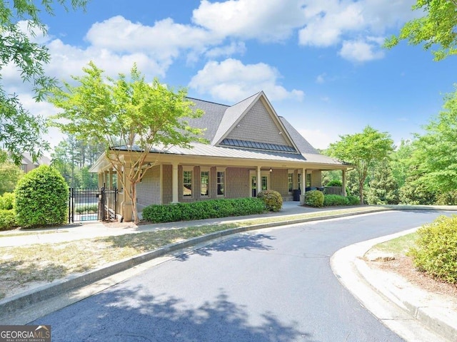 farmhouse-style home with a porch