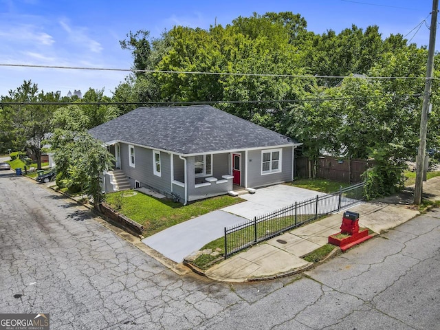 view of ranch-style home