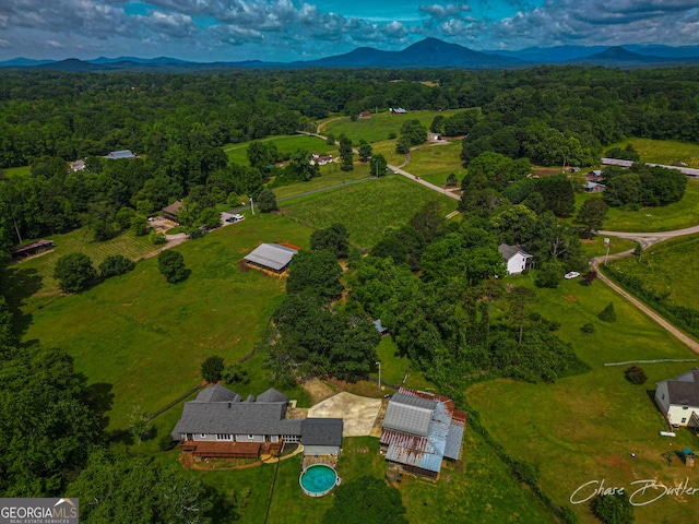 1150 Sutton Rd, Demorest, GA 30535 - drone / aerial view of a forest and mountains