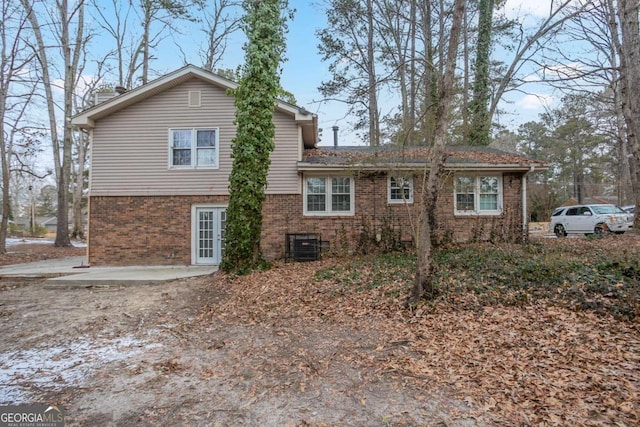 rear view of house featuring a patio area