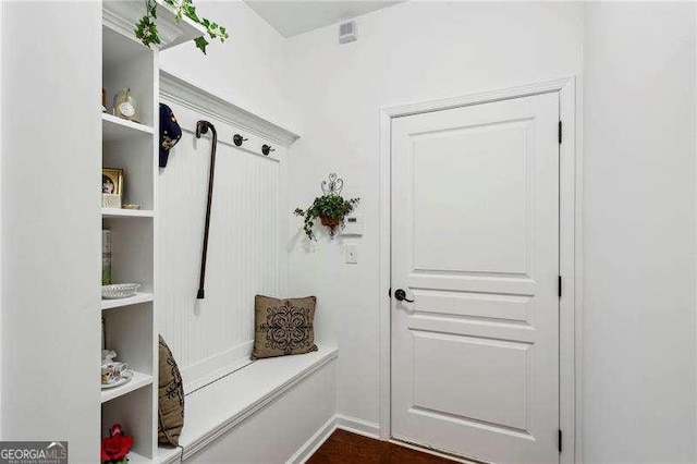 view of mudroom