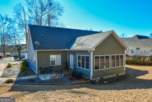 view of rear view of house