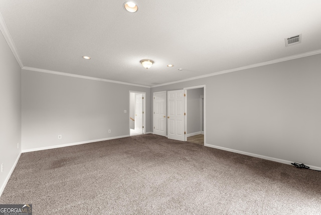3366 Small Woods Ln, Gainesville, GA 30506 - unfurnished bedroom featuring recessed lighting, carpet floors, and ornamental molding