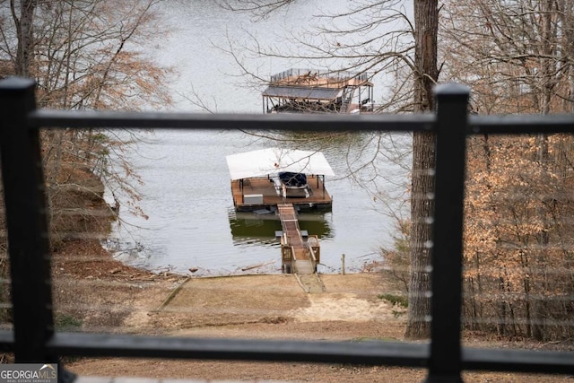 3366 Small Woods Ln, Gainesville, GA 30506 - dock area with a water view