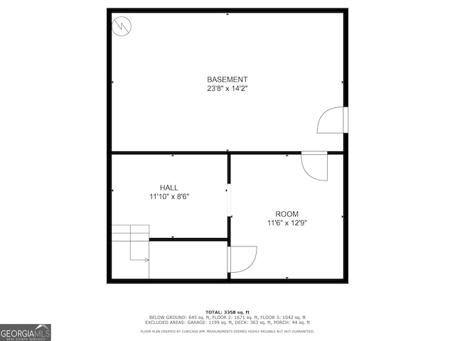3366 Small Woods Ln, Gainesville, GA 30506 - view of home floor plan