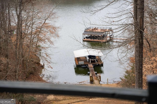 3366 Small Woods Ln, Gainesville, GA 30506 - dock area with a water view