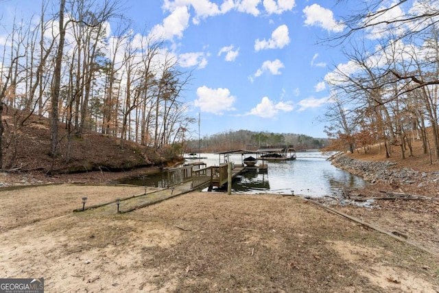 3366 Small Woods Ln, Gainesville, GA 30506 - view of dock with a water view