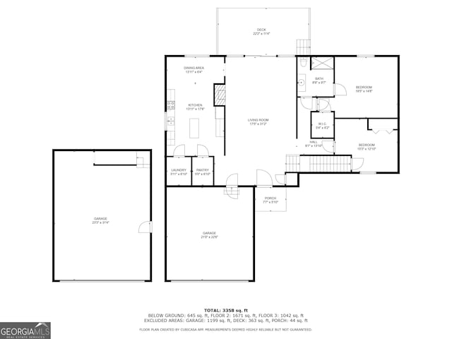 3366 Small Woods Ln, Gainesville, GA 30506 - floor plan